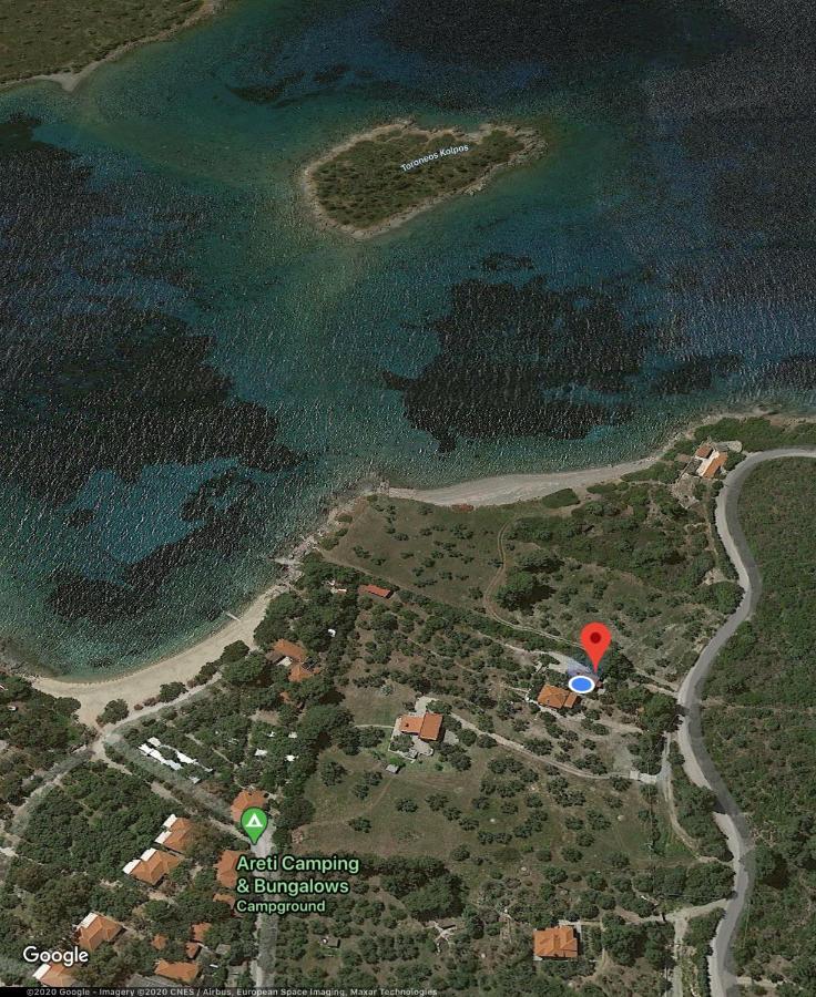 Hidden Gem Sithonia Villa Metochi Agias Kiriakis ภายนอก รูปภาพ